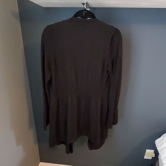 WHBM EUC black shimmer cardigan - Picture 2 of 5